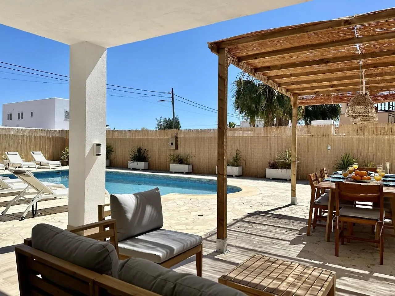 Villa In Playa Den Bossa, 5 Min Supermarketbbq