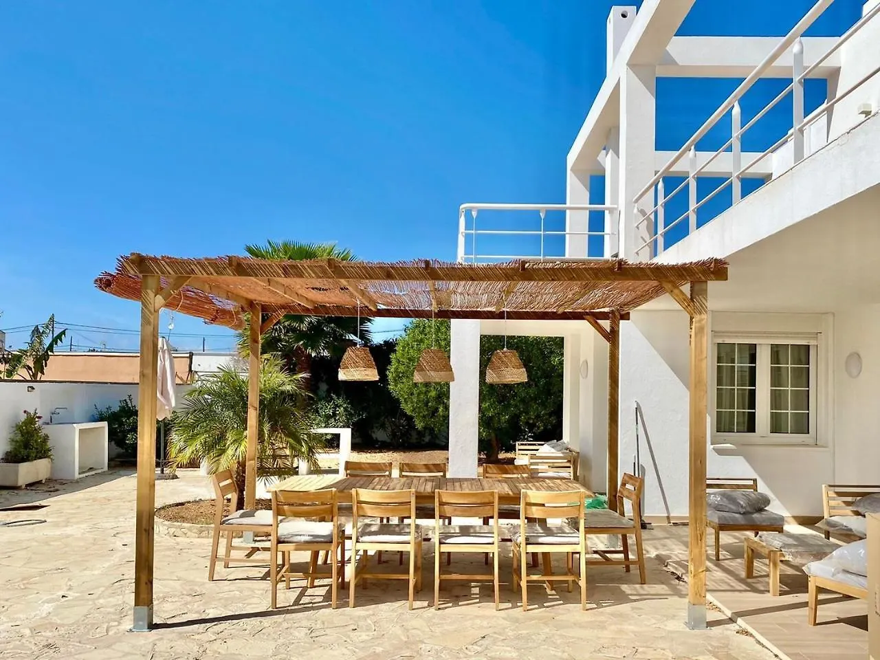 Villa In Playa Den Bossa, 5 Min Supermarketbbq